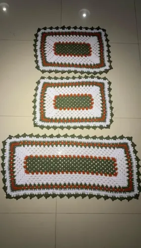 Conjunto de Cozinha em Crochê