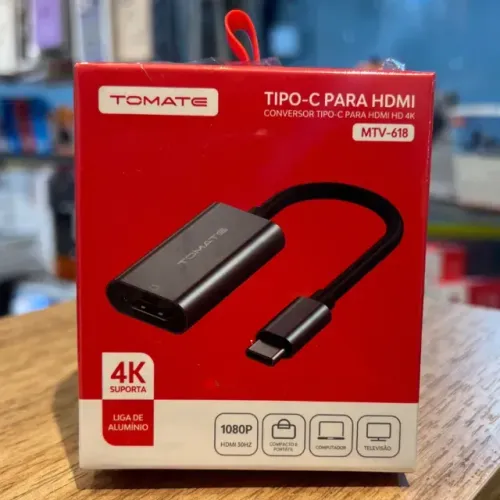 Conversor Type-C Para HDMI HD 4K Tomate MTV-618