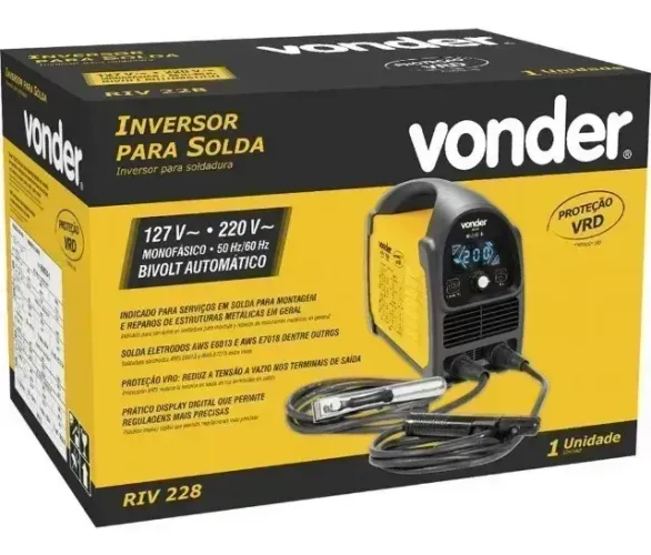 Inversor Solda Tig Riv228 Bivolt vonder