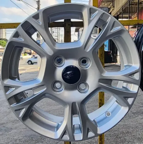 Jogo de Roda Ford Fiesta Original Aro 15 4x108 Ford Ka Fiesta EcoSport em 10x sem juros