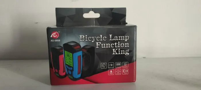 Lanterna de Bicicleta com Funções Extras - AS-0808