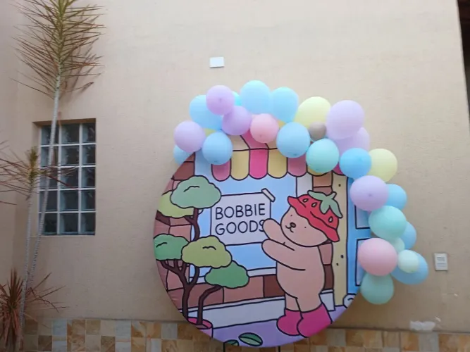 Painel tecido bobbie goods