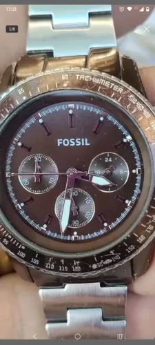 Relógio Fossil Cronógrafo Original - Marrom