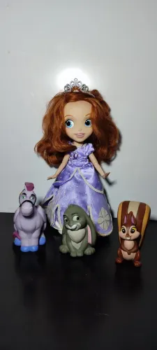 Boneca Princesa Sofia Dinsey Store ,clover, Minimus Lote