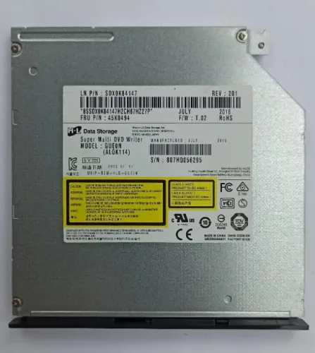 Leitor e gravador de cd e dvd para notebook sata