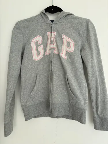 Moletom GAP infantil cinza/rosa feminino XXL