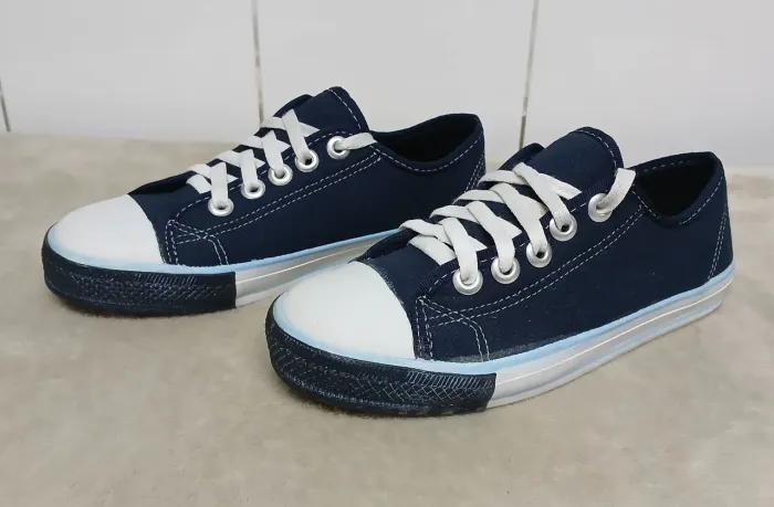 Tênis Modelo All Star Escolar Azul Tamanho 34