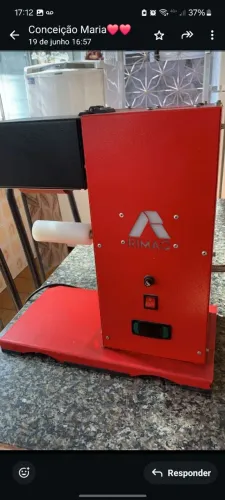 Máquina de Transfer giro 360 graus da Rimaq.