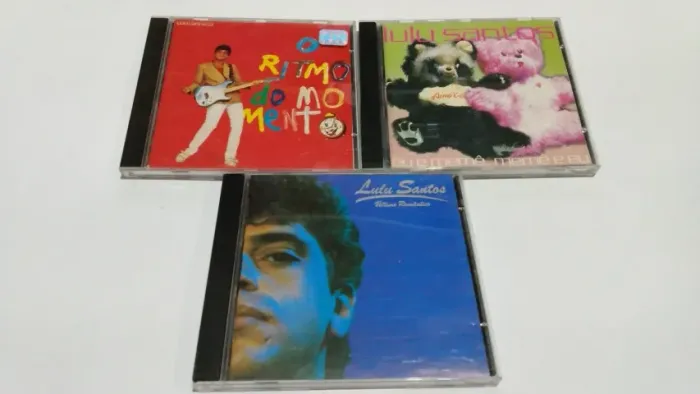 Lote de 3 CDs música caional Lulu santos pop rock CD.