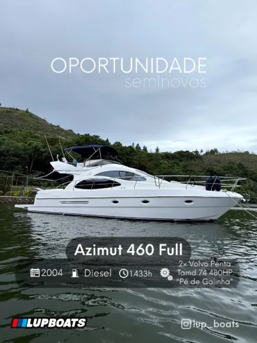 LANCHA AZIMUT 460 FULL - 2004 (INTERMARINE, SCHAEFER, FERRETTI)