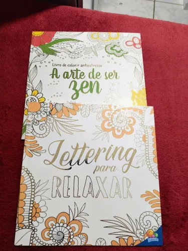 Livros de Colorir Anti-estresse: Arte Zen e Lettering para Relaxar