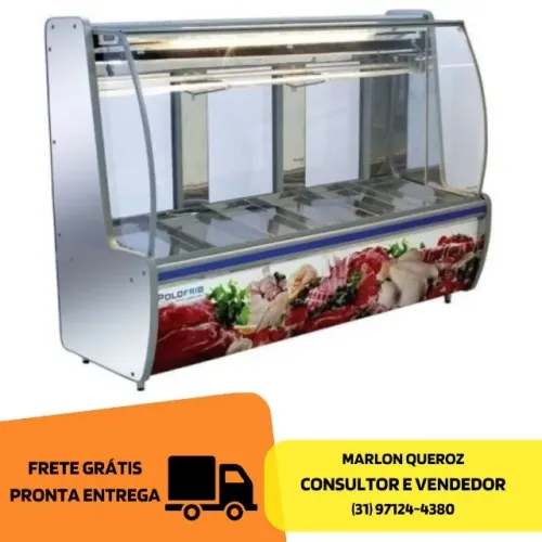 Balcão de Açougue 2,00M Polo Frio Inox