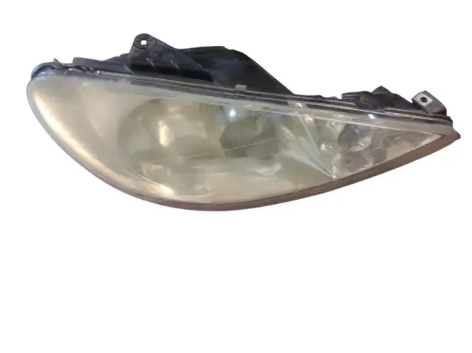 FAROL DIANTEIRO DIREIO PEGEOULT 206/207 CROMADO 2010/13  COM DETALHES 