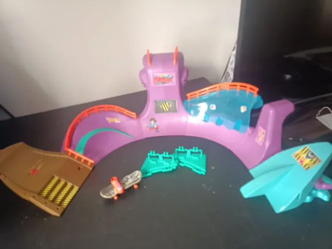 Pista skate Hotwheels octopark