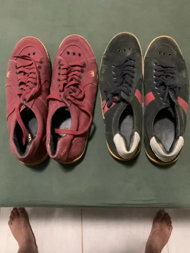 2 Tênis - Vermelho e Preto