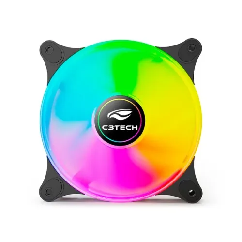 Cooler Fan preto F9-L160 Rgb - C3Tech-