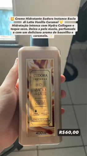 Hidratante Instance Bacio 