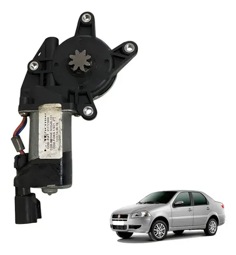 Motor Vidro Elétrico Dianteira Esquerda Fiat Palio Siena 06