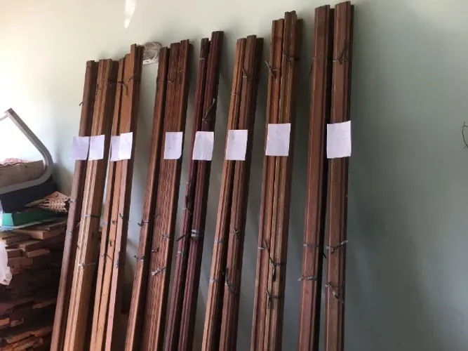 guarnições de portas completas de cedrinho 6 cm de largura e outros tamanhos