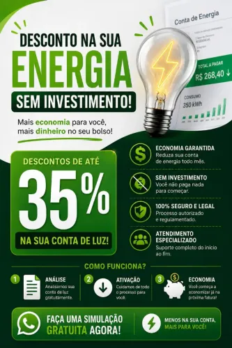 Desconto na energia
