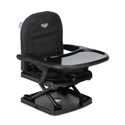 Cadeira de Refeição Infantil Portátil Cosco Kids, Pop, Preto