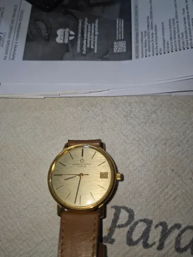 RELÓGIO ETERNA MATIC- OURO. 