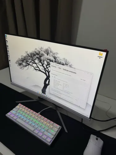 Monitor Gamer Curvo Bluecase R2800 23,8? Full HD 75Hz Branco