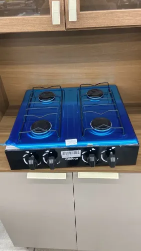 Fogão braslar asiático Júnior de mesa 4 bocas 