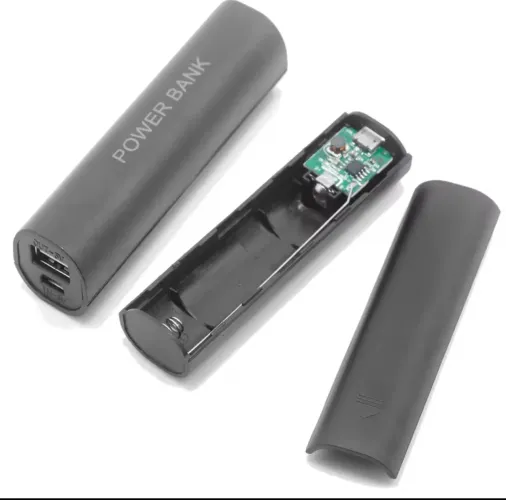 bateria power bank a pilha (pilha não inclusa)