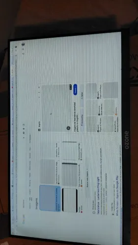 Monitor OZONE 240hz com pequeno defeito