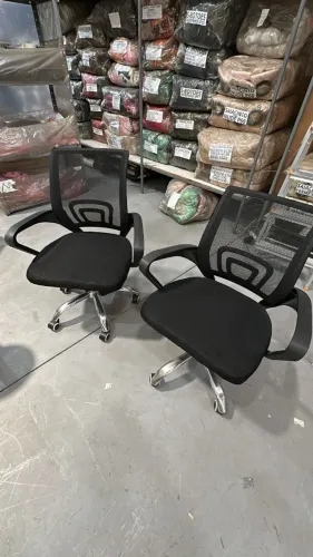 Cadeira de Escritorio com Rodinhas Office Giratória - Tela Mesh