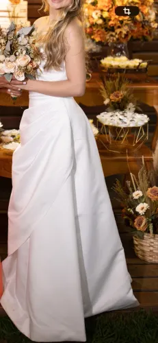 Vestido de casamento. Tamanho P