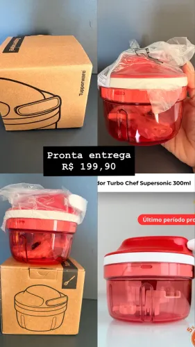 Processador de alimentos turbochef tupperware