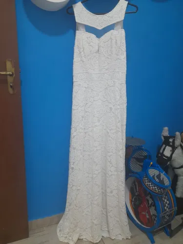 Vestido longo branco