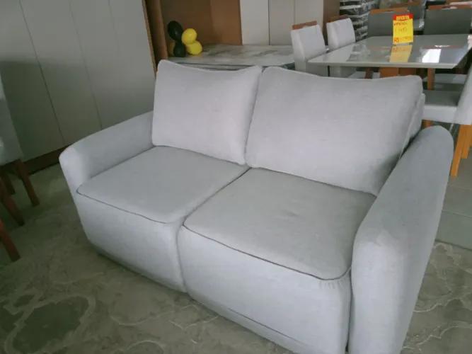 SOFÁ 1,60 FIXO COR CINZA