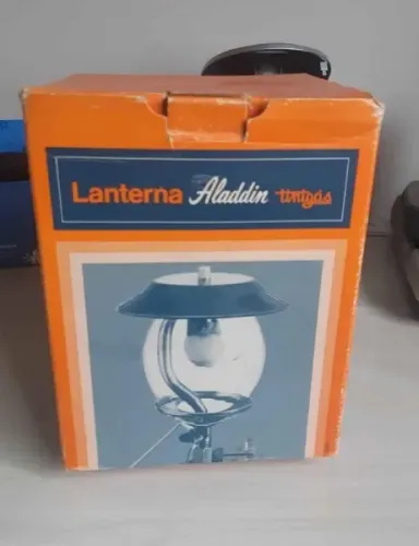 Lampiao Aladdin Antigo Com Camisa - Novo