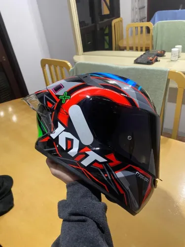 Capacete KYT TT COURSE COM AÉROFOLIO