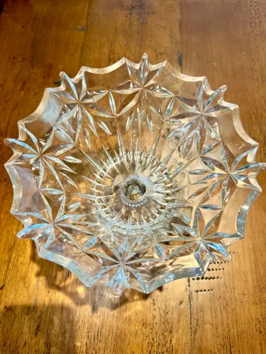 Fruteira de cristal