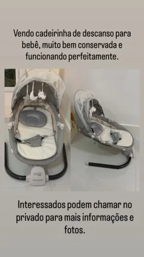 Cadeirinha de descanso para bebê 