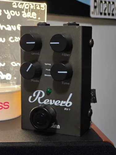 PEDAL REVERB FUHRMANN RV1 - IMPECÁVEL NA CAIXA ORIGINAL