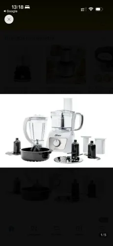 Peças do Multiprocessador Triturador 1000w Oster 7 Em 1 Mpr872