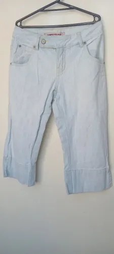 Jeans claro capri Corpo e Alma 38