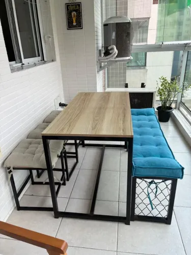 Mesa varanda 6 lugares
