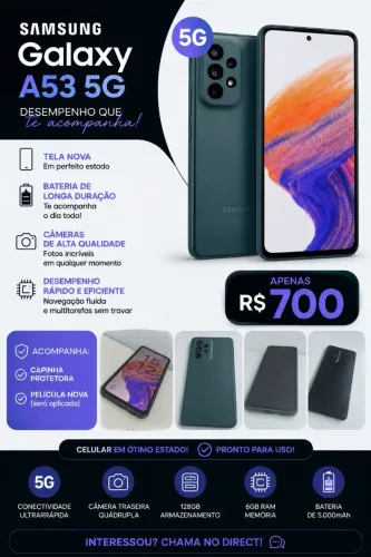 Samsung Galaxy A53 5G em otimo estado