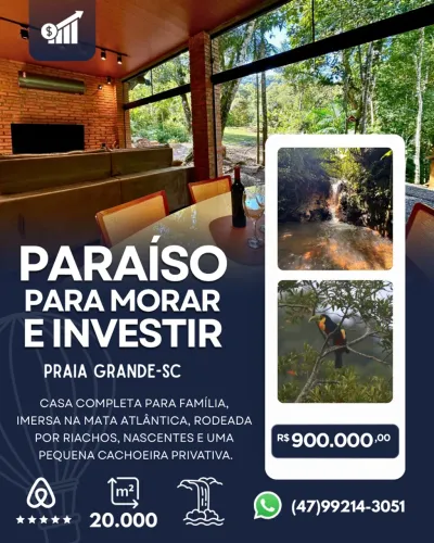 Oportunidade de investir em Praia Grande/SC - Casa Verdejar: Refúgio Ativo