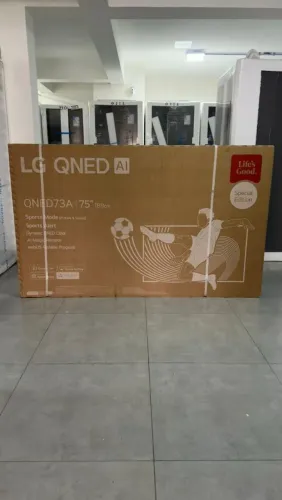 Smart TV 4K 75" LG QNED73 Portal de Games Processador AI ?7 Ger8 4K<br>nova