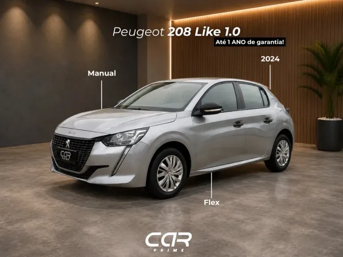 Peugeot 208 Like 1.0 Flex 6V 5P Mec. 2024
