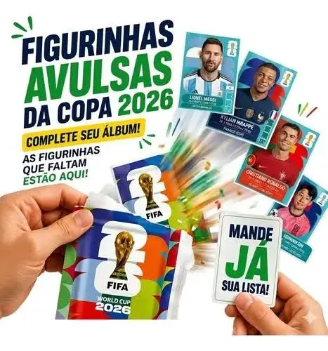 Figurinhas Avulsas copa do mundo 2026