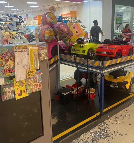Repasse de quiosque de carrinhos automáticos