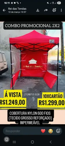 Tenda Safonada semi nova